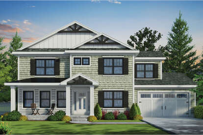 Traditional House Plan #402-01767 Elevation Photo