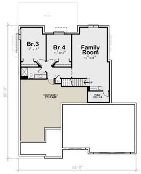 Basement for House Plan #402-01768