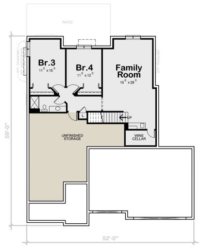 Basement for House Plan #402-01768