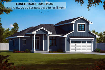 2 Bed, 3 Bath, 2295 Square Foot House Plan - #402-01769