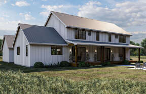Modern Farmhouse House Plan #963-00674 Elevation Photo