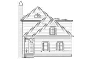 Colonial House Plan #7922-00249 Elevation Photo
