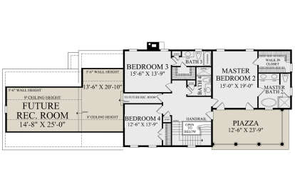 Second Floor for House Plan #7922-00249