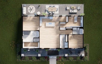 Craftsman House Plan #7174-00001 Elevation Photo
