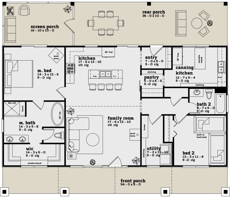 House Plan House Plan #27790 Drawing 1
