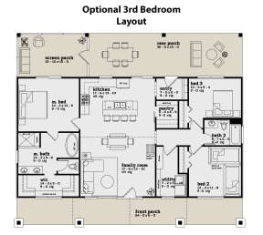 Main Floor w/ Canning Room for House Plan #7174-00001