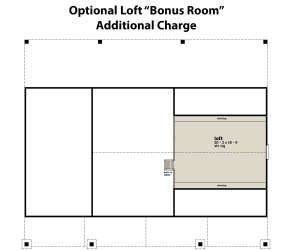 Optional Loft for House Plan #7174-00001