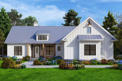 Modern Farmhouse House Plan #699-00326 Elevation Photo