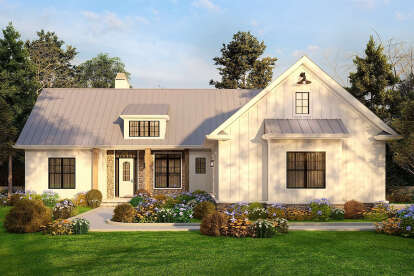 Modern Farmhouse House Plan #699-00326 Elevation Photo