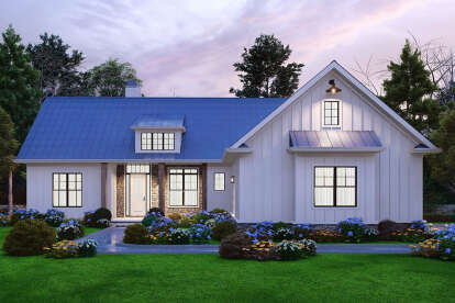 Modern Farmhouse House Plan #699-00326 Elevation Photo