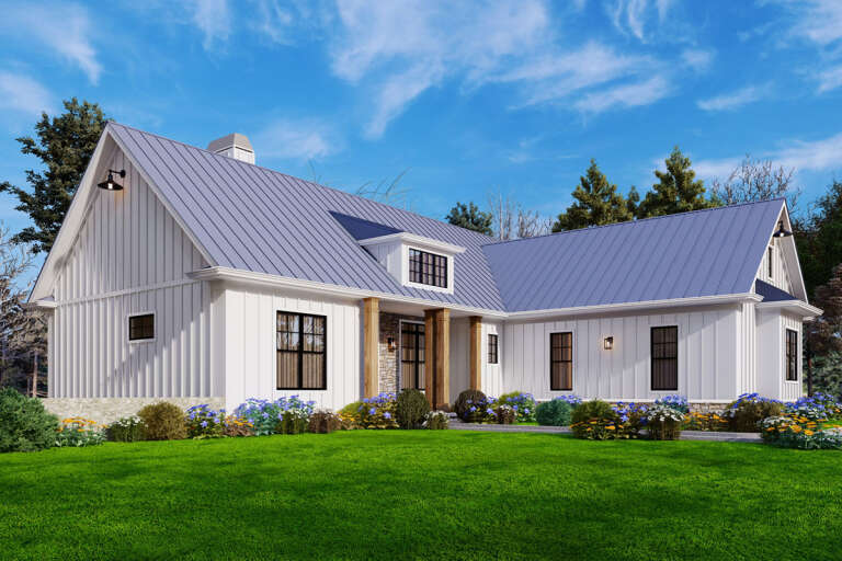 Modern Farmhouse House Plan #699-00326 Elevation Photo