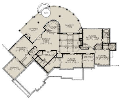 Basement for House Plan #699-00327