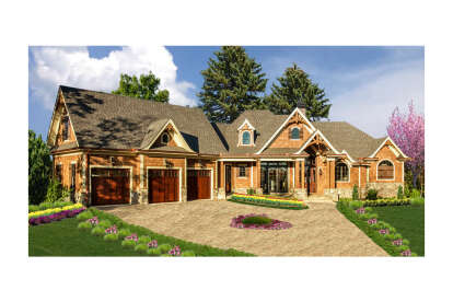 4 Bed, 3 Bath, 4554 Square Foot House Plan - #699-00328
