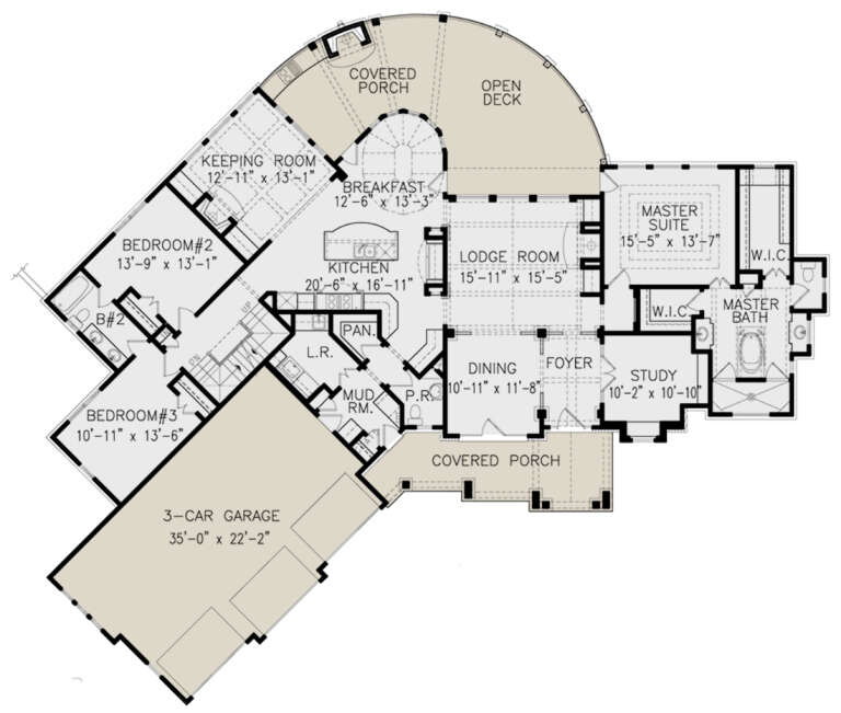 House Plan House Plan #27796 Drawing 1