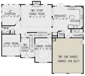 Main Floor  for House Plan #699-00330