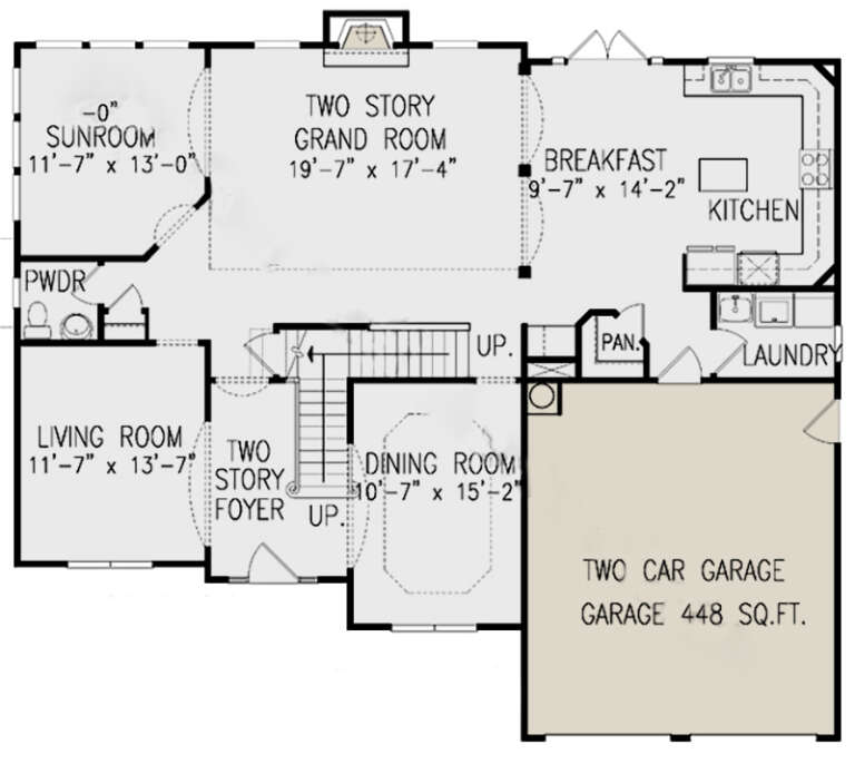 House Plan House Plan #27797 Drawing 1