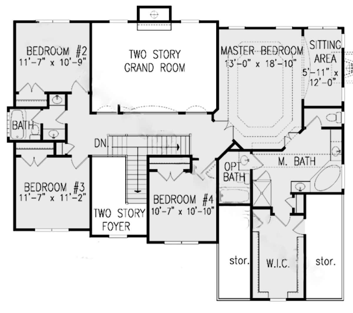 Second Floor for House Plan #699-00330