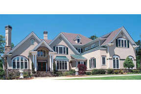Luxury House Plan #699-00331 Elevation Photo