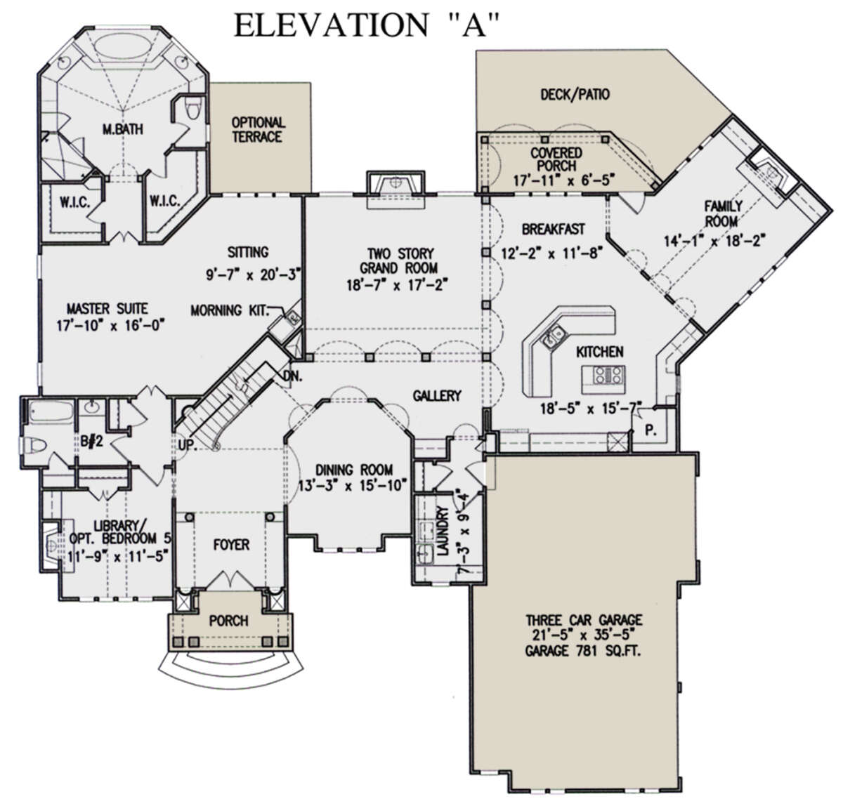 Main Floor  for House Plan #699-00331