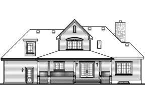 Country House Plan #034-00022 Elevation Photo