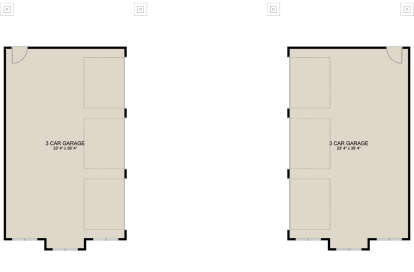 Garage Floor for House Plan #2802-00170