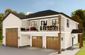 Modern Farmhouse House Plan #2802-00172 Elevation Photo
