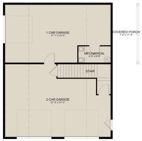 Garage Floor for House Plan #2802-00173