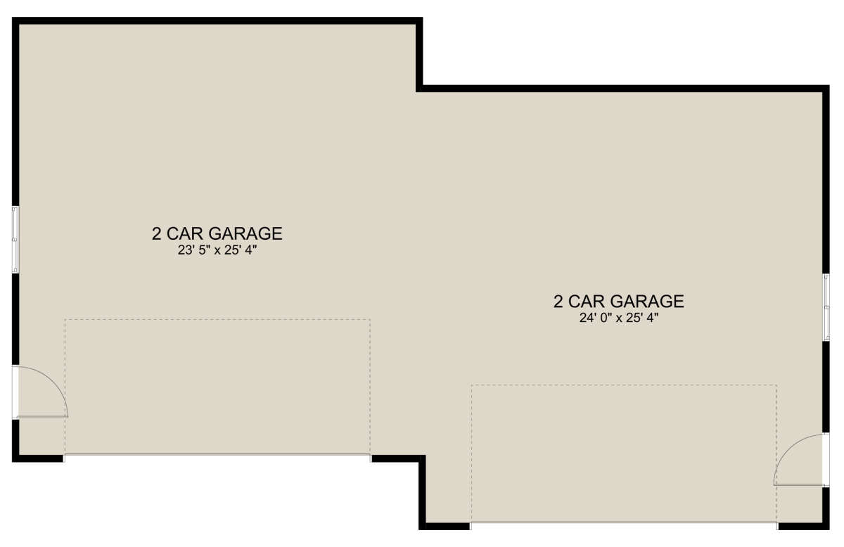 Garage Floor for House Plan #2802-00174