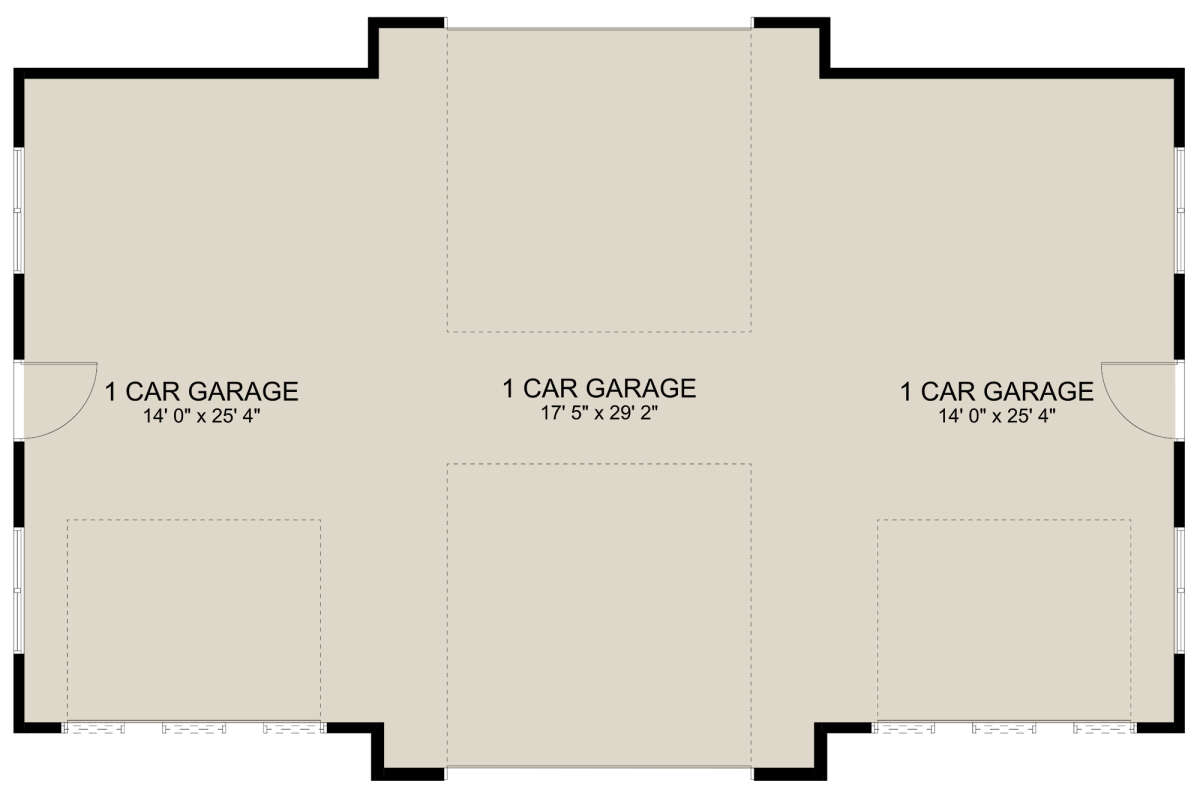 Garage Floor for House Plan #2802-00175