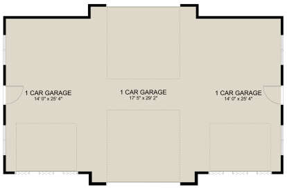 Garage Floor for House Plan #2802-00175