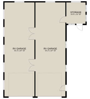 Garage Floor for House Plan #2802-00176