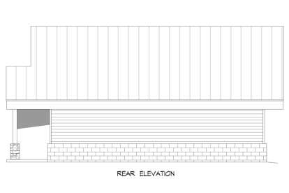 Modern House Plan #940-00629 Elevation Photo