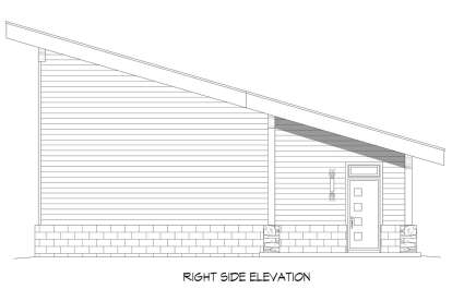 Modern House Plan #940-00629 Elevation Photo