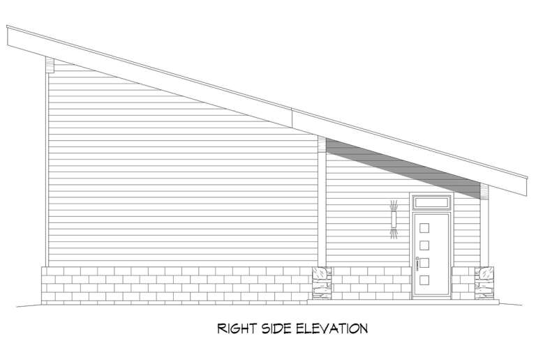 Modern House Plan #940-00629 Elevation Photo