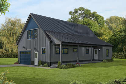 Barn House Plan #940-00630 Elevation Photo