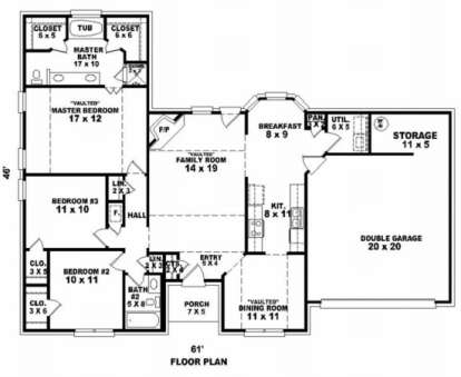 Floorplan1 for House Plan #053-00427