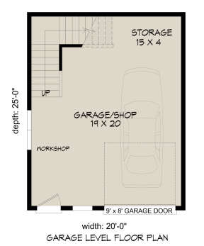 Garage Floor for House Plan #940-00631