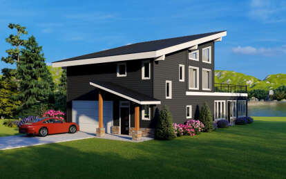 Modern House Plan #940-00632 Elevation Photo