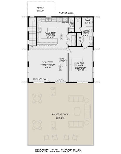 Second Floor for House Plan #940-00632