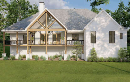 Modern Farmhouse House Plan #8318-00288 Elevation Photo