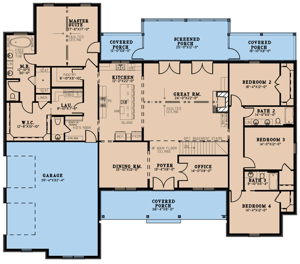 Main Floor  for House Plan #8318-00288