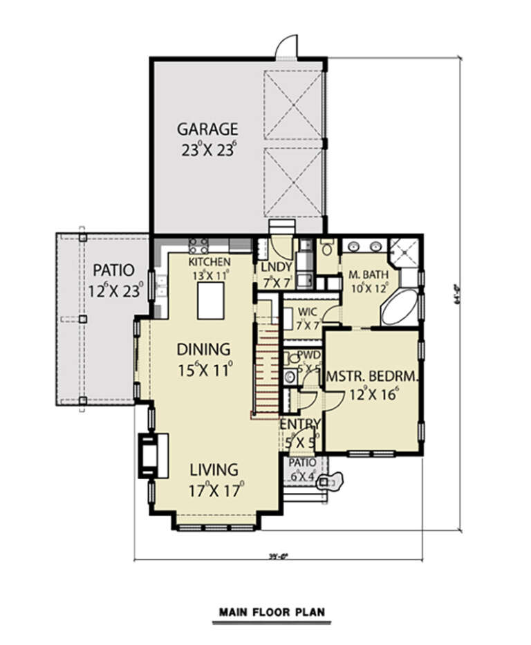 House Plan House Plan #27815 Drawing 1