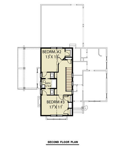 Second Floor for House Plan #2464-00018