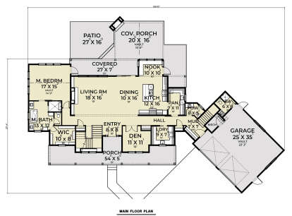 House Plan House Plan #27816 Drawing 1