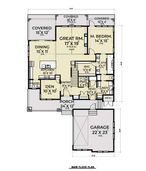 Main Floor  for House Plan #2464-00020