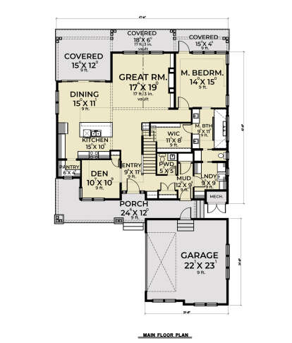House Plan House Plan #27817 Drawing 1