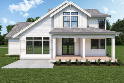 Modern Farmhouse House Plan #2464-00021 Elevation Photo