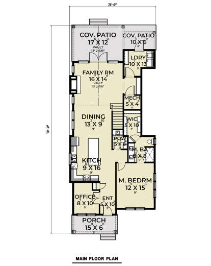 Country Plan 1,938 Square Feet, Bedrooms, Bathrooms