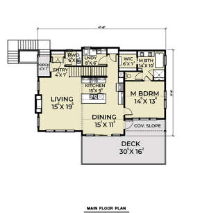 Main Floor  for House Plan #2464-00023