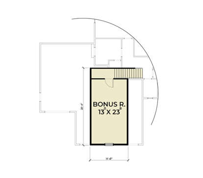 Bonus Room for House Plan #2464-00024